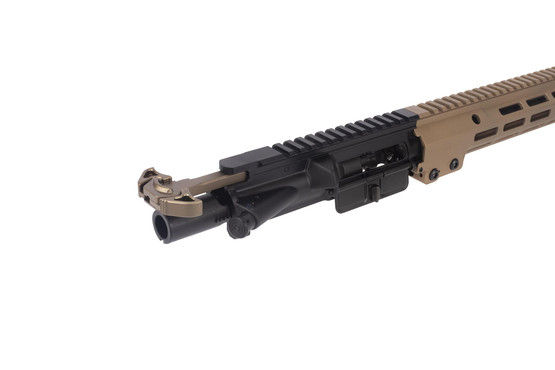 Geissele 14.5in USASOC Upper Receiver Group Improved URGI with desert dirt Airborne ambidextrous charging handle and M16 bolt carrier group